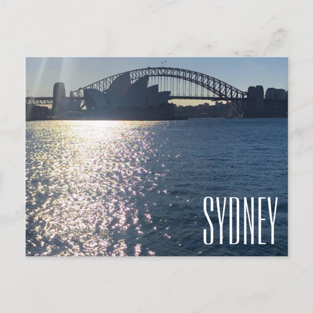 Cartão Postal sol de sydney (Frente)