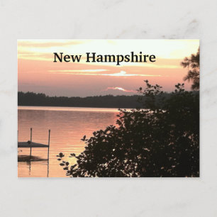 Cartão Postal Sol de vista lago