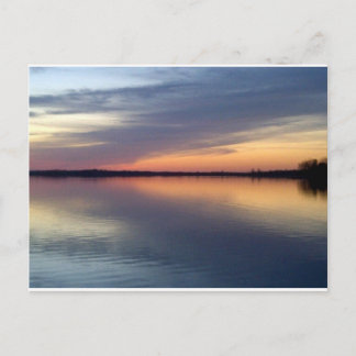 Cartão Postal Sol do lago Champlain de Alburgh, VT