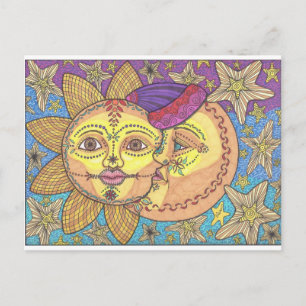Cartão Postal Sol e Lua 2