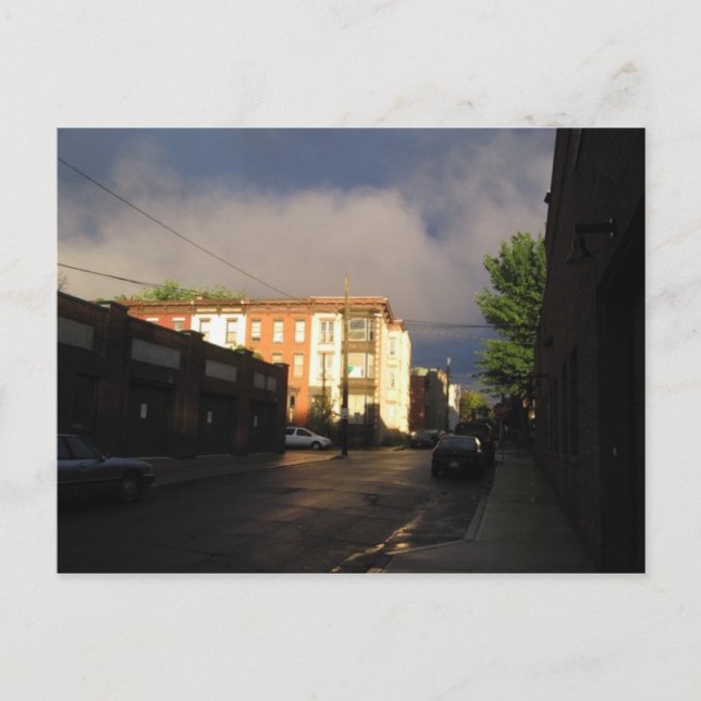 Cartão Postal sol estranho (Frente)