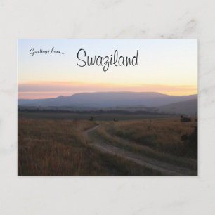 Cartão Postal Sol na Suazilândia