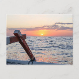 Cartão Postal Sol no Mar de Bali