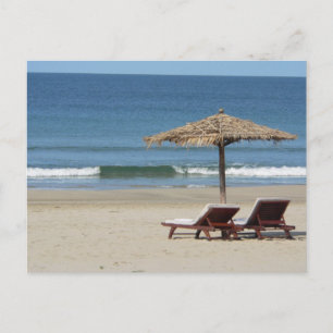 Cartão Postal Sol, praia e mar,