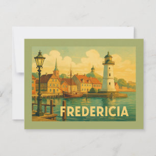 Cartão Postal Soldado de Fredericia Dinamarca