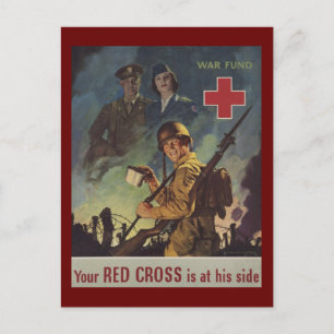 Cartão Postal Soldado segurando café