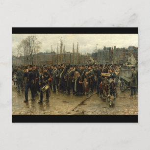 Cartão Postal Soldados coloniais Isaac Israëls