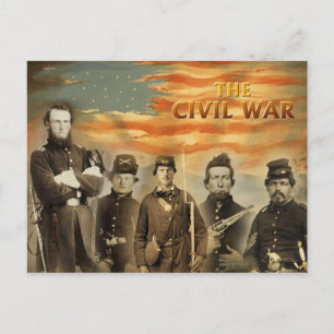 Cartão Postal Soldados da Guerra Civil Americana