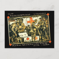 Soldados feridos pelo WI no caminhão da Cruz Verme