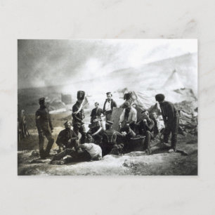 Cartão Postal Soldados na Crimeia, c.1855