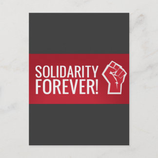 Cartão Postal Solidariedade para sempre!