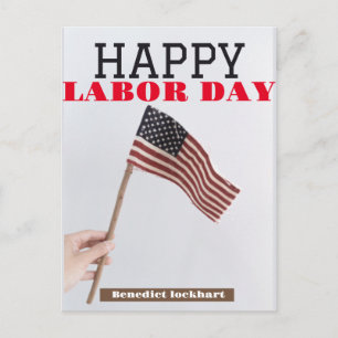 Cartão Postal Solidariedade Trabalhadora Unity Labour Day com ba