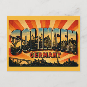 Cartão Postal Solingen Alemanha Castelo