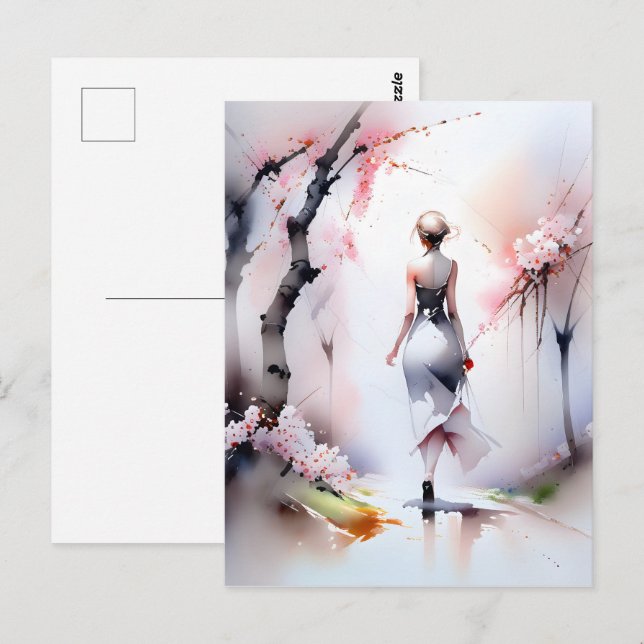 Cartão Postal Solitário Andando (Frente/Verso)