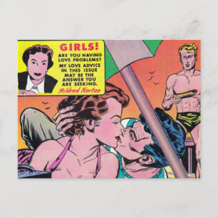 Cartão Postal Solitários na praia