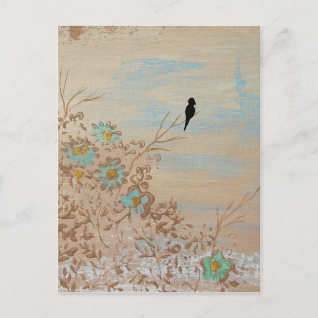 Cartão Postal Solitude a partir da pintura original (Frente)