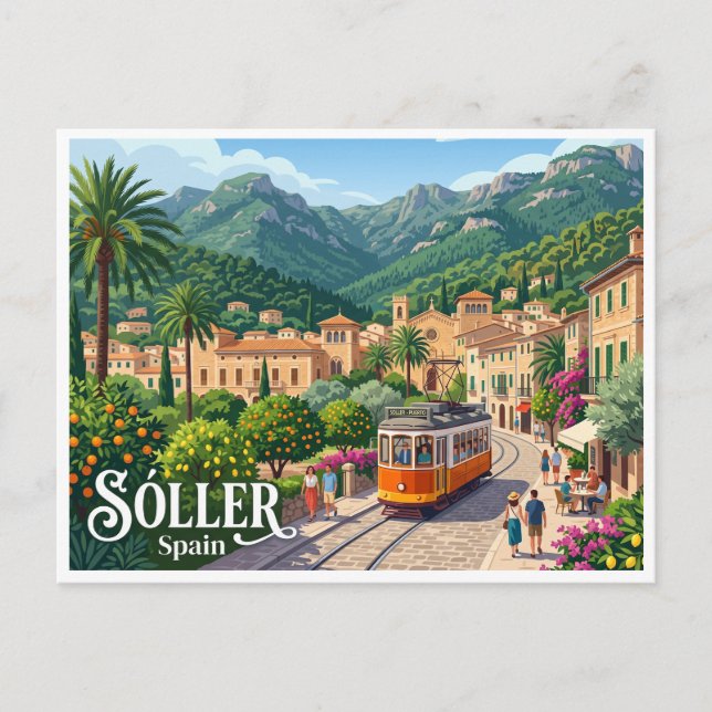 Cartão Postal Sóller Espanha (Frente)