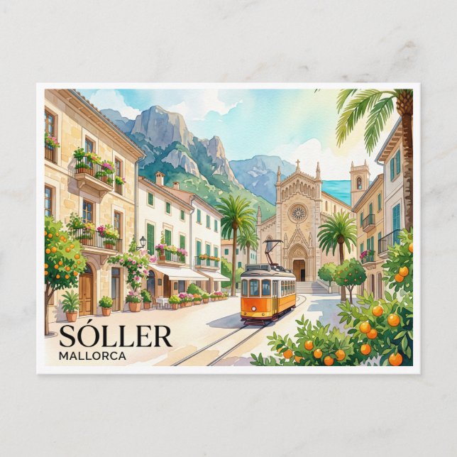 Cartão Postal Sóller Espanha (Frente)