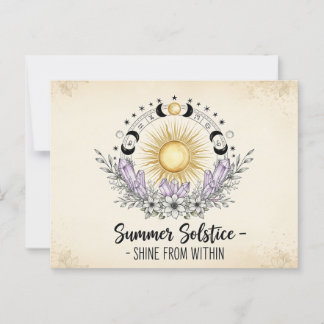 Cartão Postal Solstício de Verão