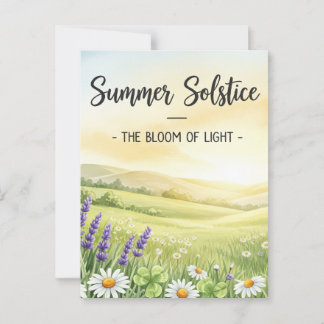 Cartão Postal Solstício de Verão
