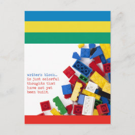 Cartão Postal Solução de bloqueio do criative Writer