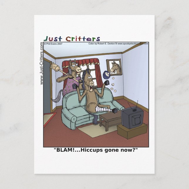 Cartão Postal Soluços de Cavalo (Frente)