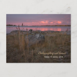 Cartão Postal Soluppgång vid havet CC0760 Sideby Siipyy