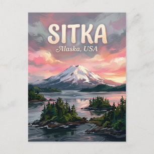 Cartão Postal Som Sitka Sound Viagens Alasca