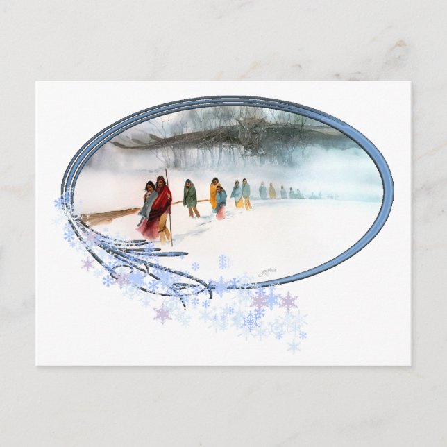 Cartão Postal Sombra da coruja na fuga dos rasgos (Frente)