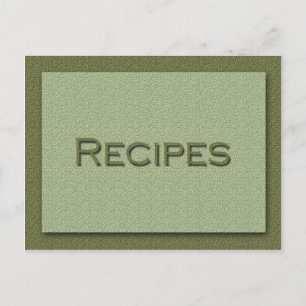Cartão Postal Sombras da placa de receita verde