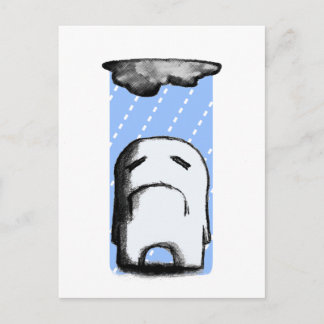 Cartão Postal Sombrio Com Chance de Chuva