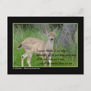 Cartão Postal Someone's thinking of you...