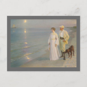 Cartão Postal Sommeraften ved Skagens (Praia de Verão de Moonli