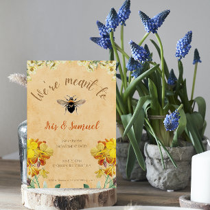 Cartão Postal Somos destinados a ser Primavera Amarelo