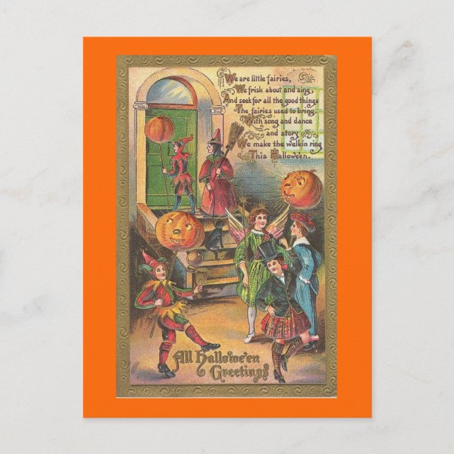 Cartão Postal Somos Pequenas Fadas (Frente)