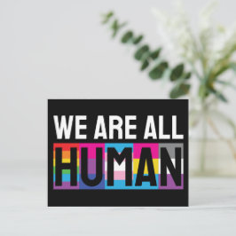 Cartão Postal Somos Todos Humanos LGBTQIA+