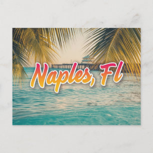 Cartão Postal Sonhando em Naples florida