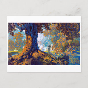 Cartão Postal Sonhando Maxfield Parrish