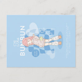 Cartão Postal Sonho azul rosa