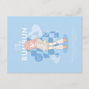 Cartão Postal Sonho azul rosa