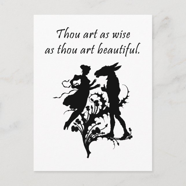 Cartão Postal Sonho da Noite de Verão (Frente)