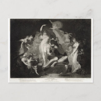 Cartão Postal Sonho da Noite de Verão de Henry Fuseli