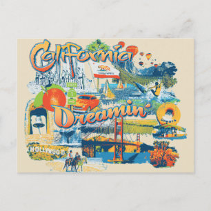 Cartão Postal Sonho na Califórnia