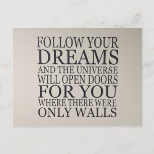 Cartão Postal sonhos