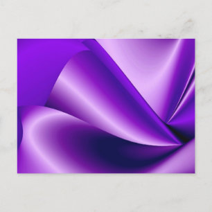 Cartão Postal Sonhos de Arco-Íris de Flor Roxo