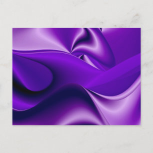 Cartão Postal Sonhos de Arco-Íris de Flor Roxo
