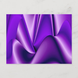 Cartão Postal Sonhos de Arco-Íris de Flor Roxo