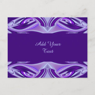 Cartão Postal Sonhos de Arco-Íris de Flor Roxo