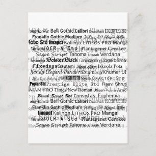 Cartão Postal Sonhos de designers gráficos