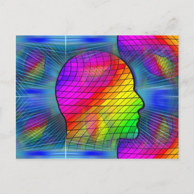 Cartão Postal Sonhos de Neon (Frente)